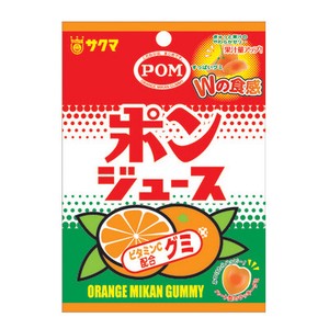 サクマ製菓 ポンジュースグミ36g 駄菓子 お菓子 みかん オレンジ
