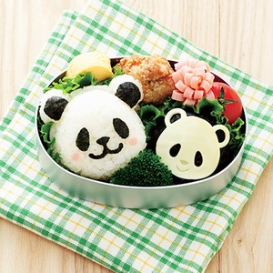 Cookie Cutter Omusubi Bento Panda