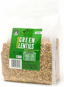 シェフズチョイス レンズ豆 1kg オーストラリア産 Lentils 緑レンズ豆