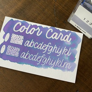 ぬりたくり絵インクカード（bechori編）Just Ink-it Minicard(bechori)