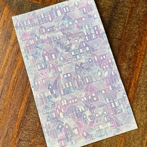 ぬりたくり絵インクカード（家編）Just Ink-it Minicard(house)