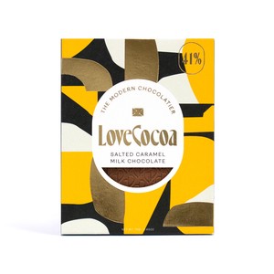 【ソルティキャラメル 41% ミルクチョコレート 75g】コロンビア産カカオ ミルクチョコレート 塩キャラメル