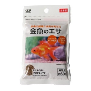 金魚のエサ 60g【日本製】