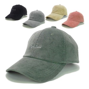 ★AW　SHF−distance刺繍コーデュロイローキャップ　ヤング帽子