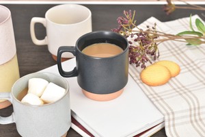 北欧マグ ダークネイビー 黒系 洋食器 マグカップ スープカップ 日本製 美濃焼 カフェ風 おしゃれ モダン