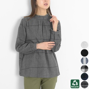 Button Shirt/Blouse Ruffle Long Sleeves Ladies'