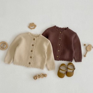 Kids' Cardigan/Bolero Jacket Knitted Cotton Kids