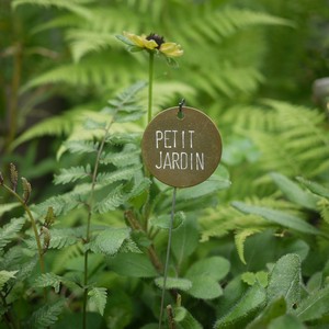 真鍮　ガーデンピック   PETIT JARDIN（フランス語・小さな庭） ハンドメイド　日本製