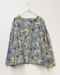Button Shirt/Blouse Pullover Garden