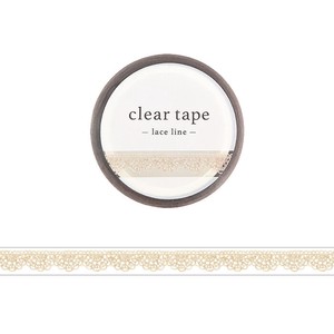 Washi Tape Line Lace Tape M Clear