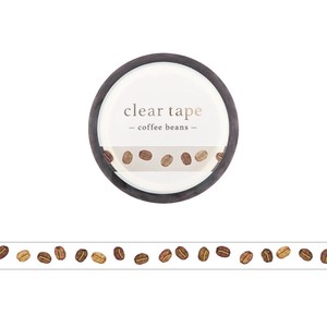 Washi Tape Foil Stamping Tape Coffee Clear 7mm