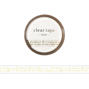 Washi Tape Letter Foil Stamping Tape Clear 7mm