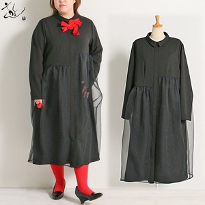 Casual Dress Twill One-piece Dress 4-way Autumn/Winter 2023 Made in Japan