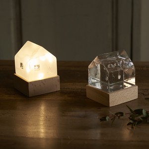 インテリアアイテム【Fun Science】LEDライトハウス＆ガラスフロート温度計ハウス　セット