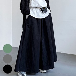 Skirt Flare Long Skirt Spring/Summer black Washer