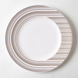 Plate 24cm Main Dish Geometric Dishwasher Safe Made in Japan