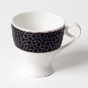 [NIKKO/WATER DROP BLACK]  デミタスカップ(90cc) エスプレッソ 水の雫 食洗器対応 陶磁器 日本製