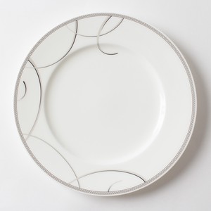 [NIKKO/SWEET SCROLL] プレート24cm メイン皿 クールエレガント 食洗器対応 陶磁器 日本製