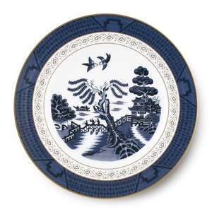 Plate 27.5cm Willow Dishwasher Safe Made in Japan