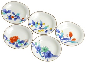 Mino ware Small Plate Gift Set Cloisonne Pottery Indigo Assortment