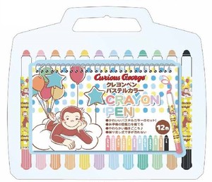 Crayons Curious George Pastel 12-colors
