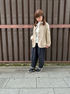 【2023秋物】日本製 綿ダンプルーフ丸襟ジャケットNo823293