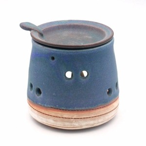 常滑焼（とこなめやき）　青釉茶香炉