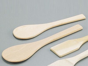 レードル・お玉・杓子・しゃもじ 木製 丸スパテル(ブナ)30cm