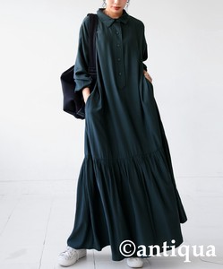Antiqua Casual Dress Long One-piece Dress Ladies'