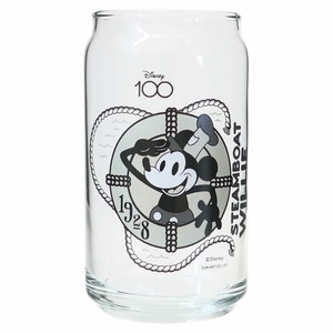 【ビアグラス】ディズニークラシック 缶型グラス 蒸気船ウィリー2