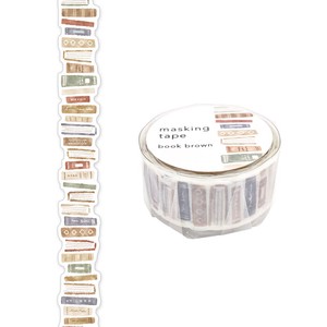 Washi Tape Brown book Masking Tape Die-Cut