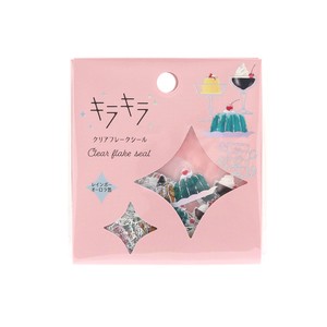 WORLD CRAFT Planner Stickers Kira-Kira Clear Sticker Gift Stationery Jelly