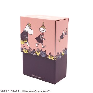 ﾜｰﾙﾄﾞｸﾗﾌﾄ【ムーミン　ちょうどいい箱　カードサイズ　さんぽ　ピンク】雑貨　北欧　収納
