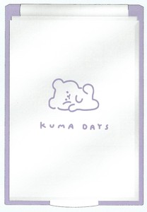 【2023年新作】【お出かけ】【韓国風雑貨】【COLORDAYS】カードミラーS　KUMA DAYS 214712