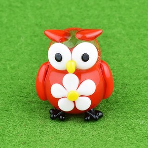Animal Ornament Red Plum Owl