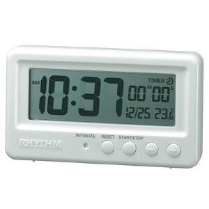 RHYTHM 防水 タイマー デジタル時計 付き アクアプルーフ