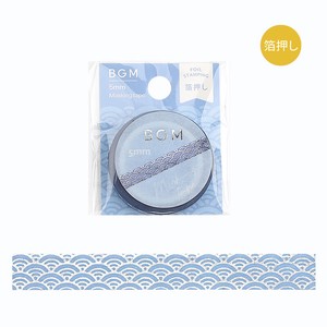 Washi Tape Foil Stamping Seigaiha 5mm x 5m