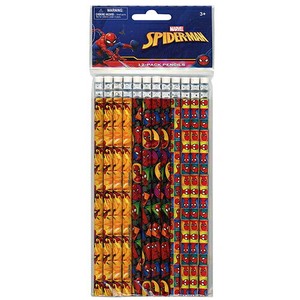 Pencil Spider-Man Eraser 12-pcs set