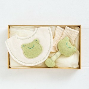 Babies Accessories Gift Set Ethical Collection Frog Organic Cotton