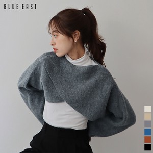 Sweater/Knitwear Design Plain Color Long Sleeves Tops