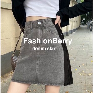 Skirt Mini Denim Skirt Ladies' 【2024NEW】