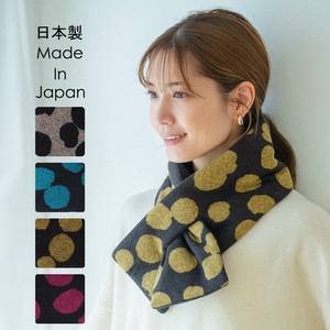 Thick Scarf Scarf Polka Dot Autumn/Winter 2023 Made in Japan