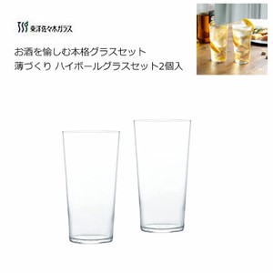 お酒を愉しむ本格グラスセット ハイボールグラスセット2個入  東洋佐々木ガラス G096-T285