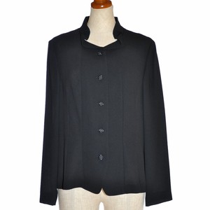 Button Shirt/Blouse Design black Formal