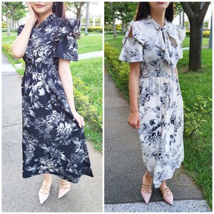 Casual Dress Floral Pattern One-piece Dress 2023 New