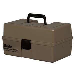 ベストコ ツールボックス 仕切式 ガレージ DIY アウトドア 工具箱 パーツ ブラウン MA-4027 Boite
