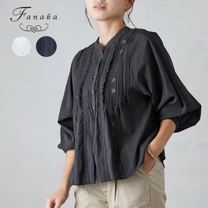 Button Shirt/Blouse Lace Blouse Fanaka Puff Sleeve