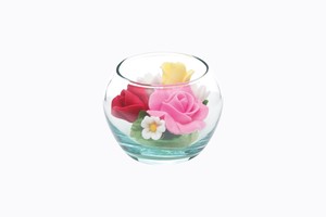 ソープフラワー　グラス型（ミニサイズ）　【花 ソープフラワー 贈り物におすすめ】