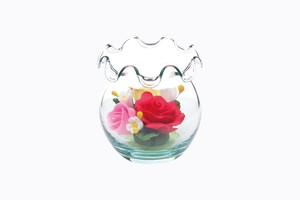 ソープフラワー　金魚鉢型（ミニサイズ）　【花 ソープフラワー 贈り物におすすめ】