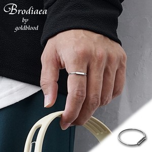 【2023年秋の新作】ファインスチール ステップノット リング 指輪／Brodiaea by goldblood